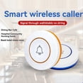 thumbnail image 5 of Call Button Restaurant Pager 433MHz Wireless Doorbell Button Blue, 5 of 5