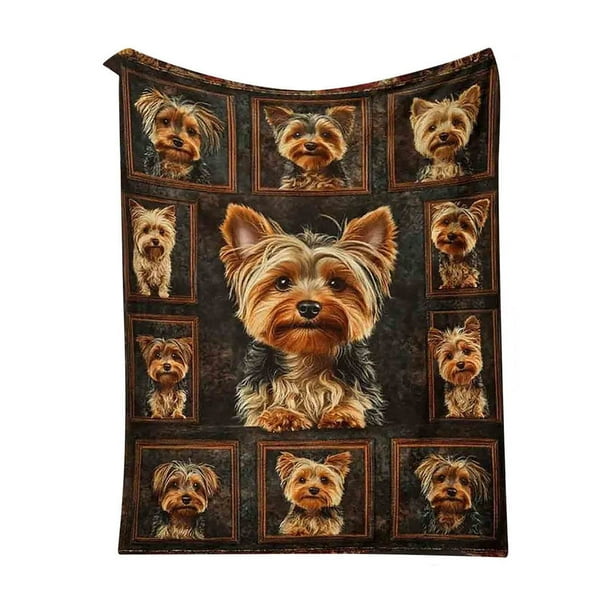 Manta de Franela de Yorkshire Terrier