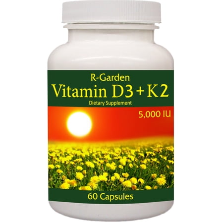 R-Garden Vitamin D3   K2, 60 caps.