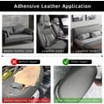 thumbnail image 4 of Self Adhesive Leather Repair Tape Kit, 20"x 54" Leather Repair Patch for Furniture, Leather Repair Patch for Car seat, Sofas, Couch, Boat Seat （Gray ）, 4 of 7