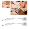 thumbnail image 4 of Fils d'Électrode, 20Pcs Fiable 2.0inch Bouton Fils d'Électrode Blanc pour les Instruments Thérapeutiques, 4 of 8