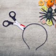thumbnail image 4 of Diadema de terror de Halloween Diademas de terror de Halloween Maquillaje Pinzas para el cabello aterradoras Sombreros para mujeres de disfraces de Halloween para - Tijeras Tijeras Magideal Diadema de terror de Halloween, 4 of 7