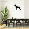 thumbnail image 3 of Doberman Pinscher Dog Metal Wall Sign | Dog Silhouette Wall Decor | Indoor Outdoor Decor for Pet Lovers | Solid Steel Home Decor Decorative Accent Metal Art Wall Sign | Metal Wall Art Made in USA, 3 of 6