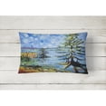 thumbnail image 2 of Carolines Treasures JMK1126PW1216 Life on the Causeway Canvas Fabric Decorative Pillow  12H x16W multicolor, 2 of 3
