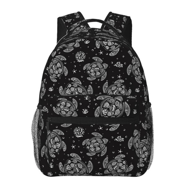 Balery Turtle Mochila Escolar Impresa, Mochila Ligera para Viajes Casual, Mochila Duradera y Cómoda Multifuncional, Mochila para Laptop-One Size
