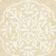 thumbnail image 4 of SAFAVIEH Bella Glenna Medallion Floral Wool Area Rug, Beige/White, 3' x 5', 4 of 5