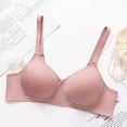 thumbnail image 3 of Hduncf Bras for Women No Underwire Soft Breathable Seamless Push Up Bralettes Full Coverage Wireless Tshirt Brassiere Pink 38, 3 of 8