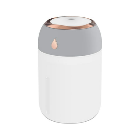 

330Ml Colorful Mist Humidifier Diffuser Portable 7-Color Night Light Quiet Usb Humidifier With 2 Mist Modes Cool Mist For Desktop Car Home Office Bedroom