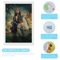 thumbnail image 3 of Pirates of The Caribbean Diamond Arts Kits for Adults Diamond Art Gem Art Painting Full Drill Round Art Gem Painting Kit for Home Wall Decor 8"x12", 3 of 8