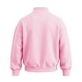 thumbnail image 5 of DYTTDG Men's Solid-Color Half-Zip Sweatshirt | Long-Sleeve Loose Pullover with Ribbed Stand Collar & Kangaroo Pocket for Daily Casual Street & Loungewear, 5 of 6