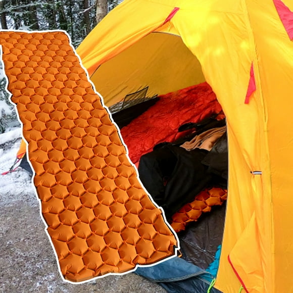 LSLJS Sleeping Pad for Camping - Ultralight Sleeping Mat for Camping, Backpacking, Hiking - Lightweight, Inflatable & Compact Camping Atmosphere Mattress