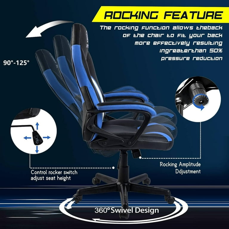 JOYFLY Ergonomic Computer Gaming Chair Racing Style Task Chair for JOYFLY Ergonomic Computer Gaming Chair Racing Style Task Chair for