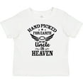 thumbnail image 3 of Inktastic Handpicked for Earth by My Uncle in Heaven with Angel Wings Boys or Girls Baby T-Shirt, 3 of 5