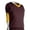 Maroon, Gold, White, variant on Rebel Basketball Jersey, Youth Large, Purple, Gold, and White