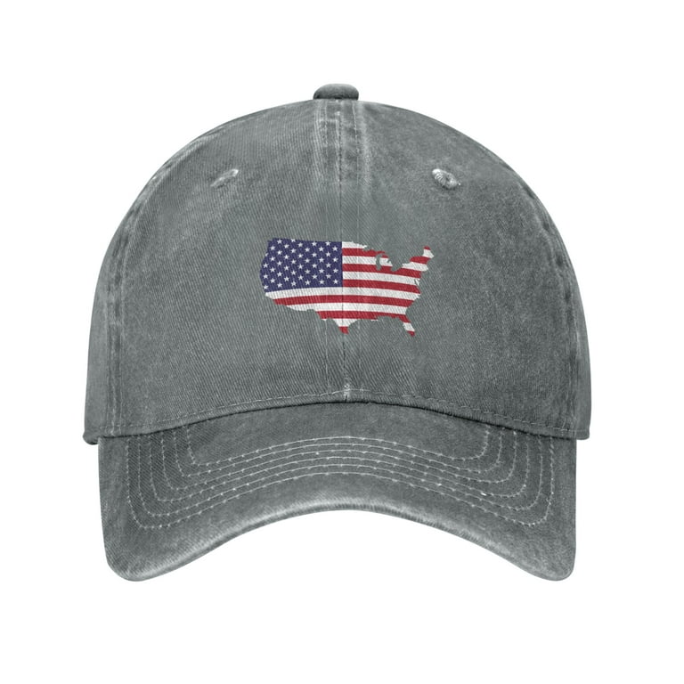 ZICANCN America Country Flag Adjustable Baseball Cap Women , Hats