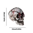 thumbnail image 3 of AYktou Halloween Decorations,Halloween Skeletons Plastic Realistic Fake Simulation Human Skull HeadBone Model Halloween Prop Realistic Mini Skeleton Spooky Halloween Decoration A Skeleton, 3 of 5