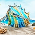 thumbnail image 4 of EUSTUMA Sea Animal Oceanic Treasures 9.06” Conch Glass Figurine & Knick-Knack, 4 of 8
