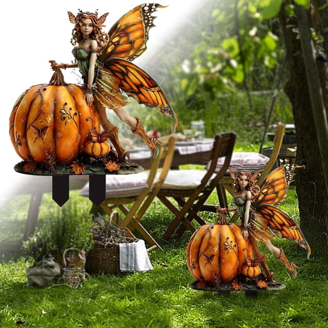 Hbdhejl Halloween Pumpkin Fairy Chocolate Decoration Unique Potted For Festive Décor