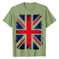 thumbnail image 4 of UANWENN Été Femmes Manches Courtes Col Rond Imprimé Floral Haut T-Shirts Chemises Décontractées Tee Blouse Chemises pour Femmes Hauts d'Été Décontractés Femmes Tee Col Roulé Décontracté sous-Vêtement Femme Chemise Espace Longue, 4 of 4