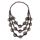 thumbnail image 1 of Joyería original: collar bohemio de concha de coco multicapa para mujer - Joyería étnica de playa - Accesorio de verano para festivales y fiestas hawaianas, 1 of 6
