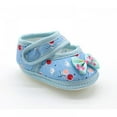 thumbnail image 2 of Soft Sole Cotton Baby Shoes - Infant Baby Walking Shoes Moccasinss Rubber Sole Crib Shoes 0-18M (Blue), 2 of 4