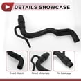 thumbnail image 4 of Unique Bargains Radiator Coolant Hose for Toyota RAV4 2.5L 2006-2012 No.1657128250 Rubber Black, 4 of 7