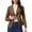 Brown, variant on cocolona Womens Faux Suede Jackets Fall Long Sleeve Casual Zipper Cropped Jacket Fashion Tops Winter Coats Outwear