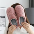 thumbnail image 5 of Vedolay Slippers for Women Indoor Soft Fuzzy House Slippers Plush Slippers for Womens Red,40-41, 5 of 5