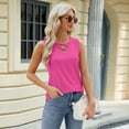 thumbnail image 5 of Womens Summer Tops V Neck Tank Tops for Women Loose Fit Cross Strap S-M-L-XL-XXL, 5 of 9