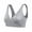 light gray, variant on 4Pcs Maternity Lingerie Sleep Bra Postpartum Crossover Nursing Bra