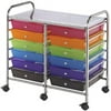 Alvin Storage Cart 12-Drawer (Standard) Multi-Colored