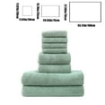 thumbnail image 3 of 8-Piece Velvet Towel Set, Soft and Absorbent Bath Towels, Plain Face and Bath Towels for Household Use, Perfect for Washing, Drying, and Face Care, 3 of 6