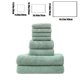 thumbnail image 3 of Juego de Ocho Toallas de Terciopelo para Baño, Lisas, para El Hogar: Ideales para Lavarse La Cara, Secarse y Secarse. Suaves y Absorbentes., 3 of 6