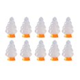 thumbnail image 2 of sunsanly 10Pcs Mini Christmas Tree Decoration Glow in The Dark Resin Crafts DIY Dollhouse Snow Garden Desktop Miniature Xmas Tree Ornament Holiday Decor, 2 of 8
