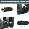 thumbnail image 6 of Cyiecw Kids Winter Outdoor Hiking Ankle Boots Warm Fur Snow Boots Anti Slip Trekking Walking Shoes Boys Girls, 6 of 7