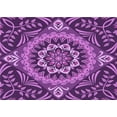 thumbnail image 1 of Ahgly Company Indoor Rectangle Patterned Purple Area Rugs, 2' x 4', 1 of 1