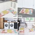 thumbnail image 5 of Pioneer Flower Floral Print Pattern Kitchen Rugs Sets Of 2, Anti Fatigue Non Slip Washable Floor Mats for Kitchen Sink Laundry, 17X30 Inch + 17X47 Inch, 5 of 6