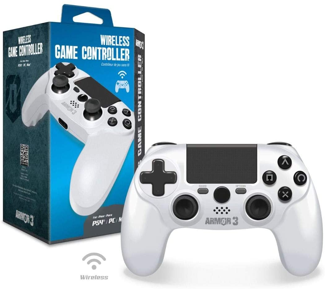 Wir Ele Ss Game Controller For Ps4 Pc Mac White Armor3 Walmart Com