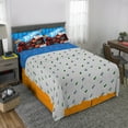thumbnail image 4 of Hot Wheels Kids Full Sheet Set, White and Blue, Mattel, 4 of 9