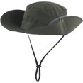thumbnail image 3 of Womens Summer Sun Hat Wide Brim Outdoor UV Protection Hat Foldable Ponytail Bucket Cap for Beach Fishing Hiking, 3 of 5