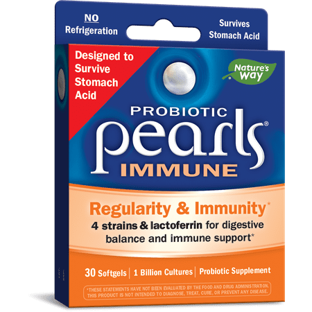 Natures Way Probiotic Pearls Immune Regularity & Immunity 30