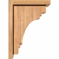 thumbnail image 3 of 7 1/2"W x 10"D x 14"H Pescadero Smooth Corbel w/Backplate, Western Red Cedar, 3 of 9