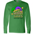 thumbnail image 3 of Inktastic Mardi Gras New Orleans Louisiana Jester Hat Long Sleeve T-Shirt, 3 of 5