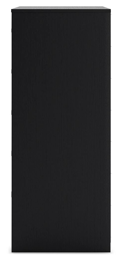Signature Design by Ashley Casual Finch Chest of Drawers, Black