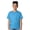 Heather Sapphire, variant on Crown Craze® Youth Short Sleeve T-Shirts 100% U.S. Cotton Crewneck Solid Tee Shirt (Black, S)