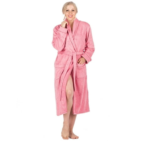 Noble Mount Womens 100% Cotton Terry Bathrobe