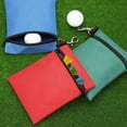 thumbnail image 4 of Uxcell Golf Tee Pouch 5.5" x 6.7" Professional Zipper Golf Tee Bag with Metal Lobster Claw Clip Deep Green, 4 of 7