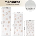 thumbnail image 4 of White Boho Bohemia Rainbow Hearts Pattern Kitchen Rugs Sets Of 3,Kitchen Runner Rugs Non Skid Washable,Decorative Kitchen Floor Mats for Kitchen,Sink,Laundry,17"x30"+ 17"x47" + 17"x59", 4 of 6