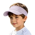 thumbnail image 4 of Womens Hats Kids Breathable Visor Cap Adjustable Headband Outdoor Sport Hat Purple One Size, 4 of 9