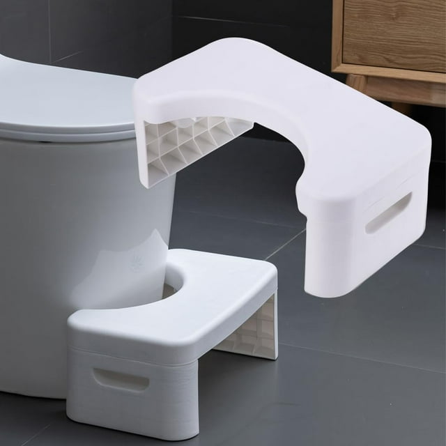 Toilet Stool for Adult and Kids Detachable 锛Stackable Bathroom Potty Step Stool for Healthier Toilet Posture ()